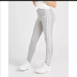 Adidas Originals 3 Stripes Leggings - Grey